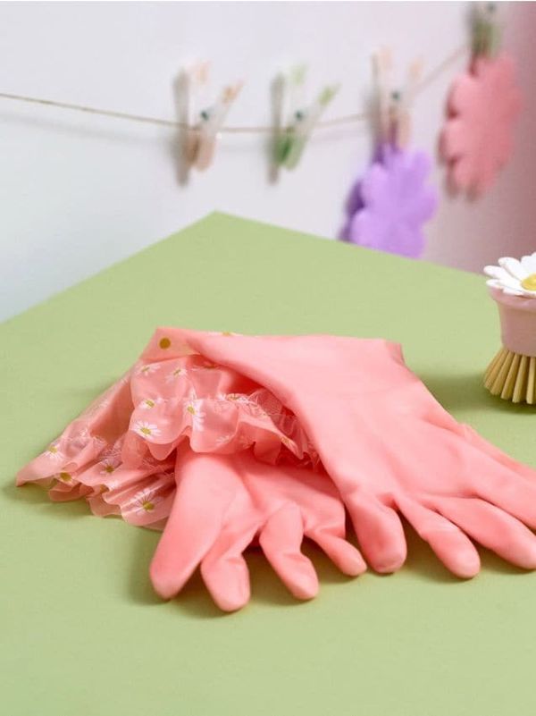 Sinsay Sinsay - Rukavice za čišćenje - pastelno roze