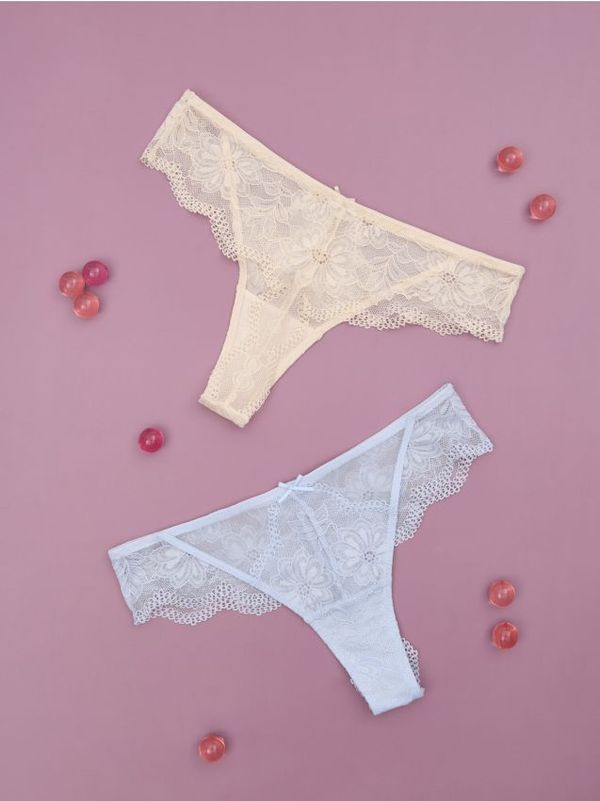 Sinsay Sinsay - Tange gaćice 2 pakovanja - šareno