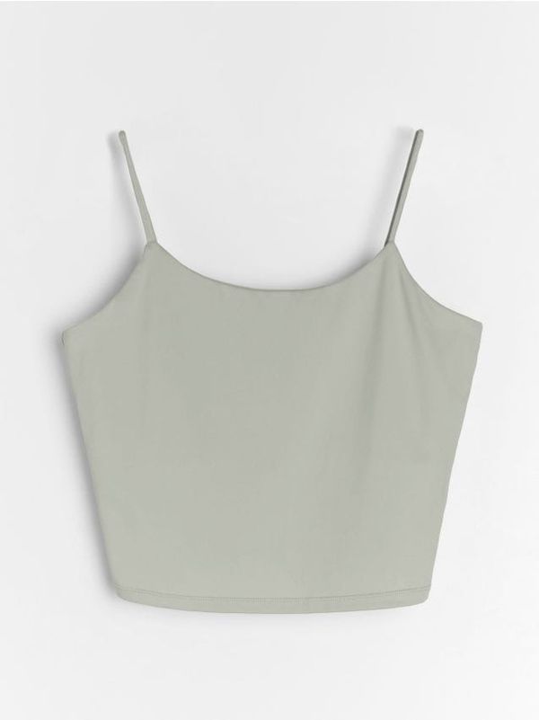 Sinsay Sinsay - Top u stilu negližea - svetlozelena